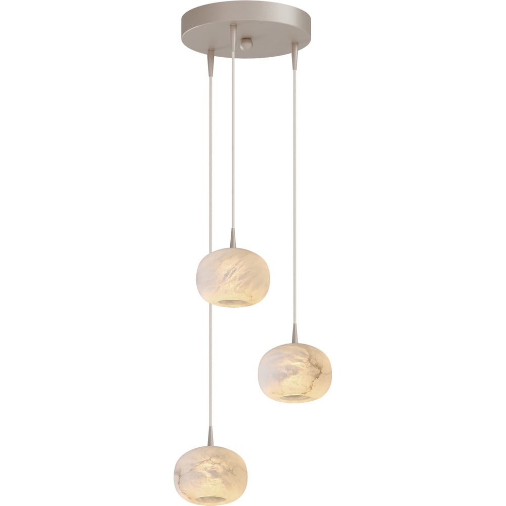 Masterlight Design hanglamp Alta 3-lichts beige terra
