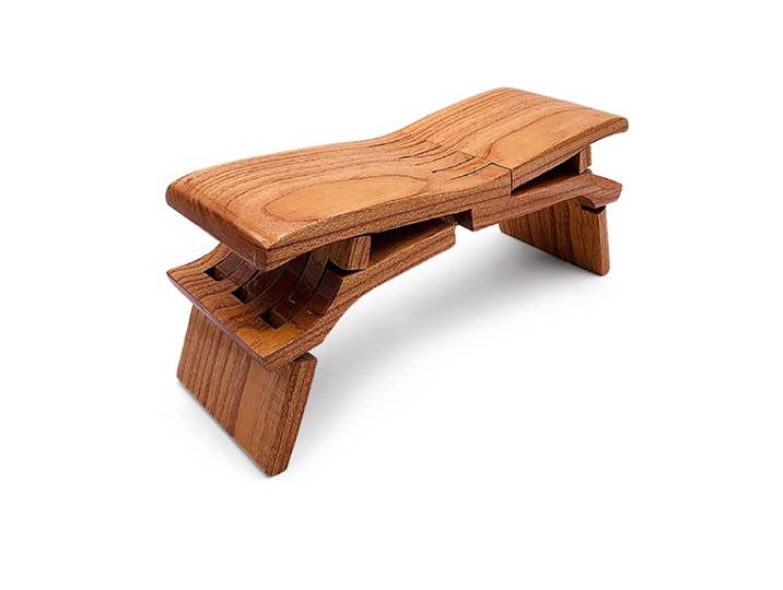 Luban-Tabouret pliant en bois massif, tabouret ennemi, tout en bois, couture sans planche, petit, multifonctionnel, petit