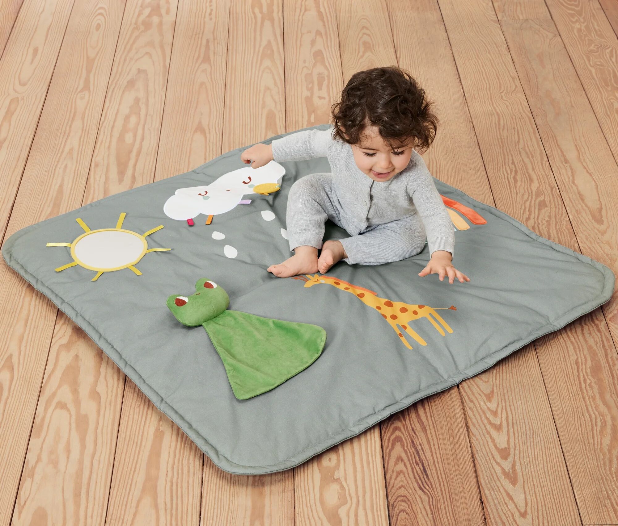 Tchibo - Baby-Activity-Decke - grün