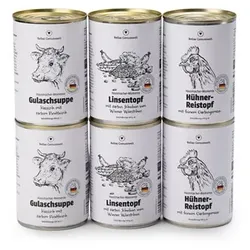 BELLAS GENUSSWELT Suppe- & Eintopf-Set 3 versch. Sorten Inhalt 4x400g 2x400ml