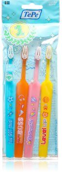 TePe Kids Extra Soft escova de dentes extra soft para crianças 4 un.. Kids Extra Soft
