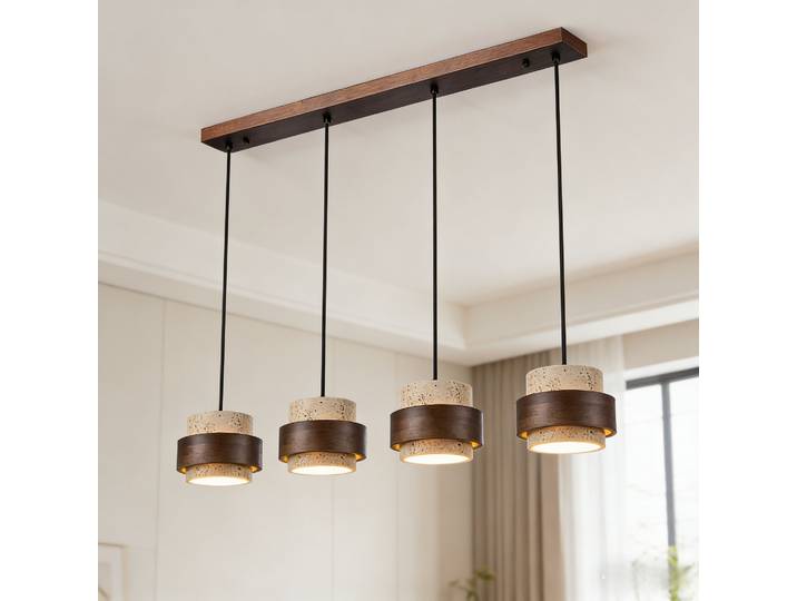 Lampe suspendue créative de style Wabi Sabi, en pierre, moderne et rétro, pour hôtel, restaurant, ambiance, luminaires suspendus LED