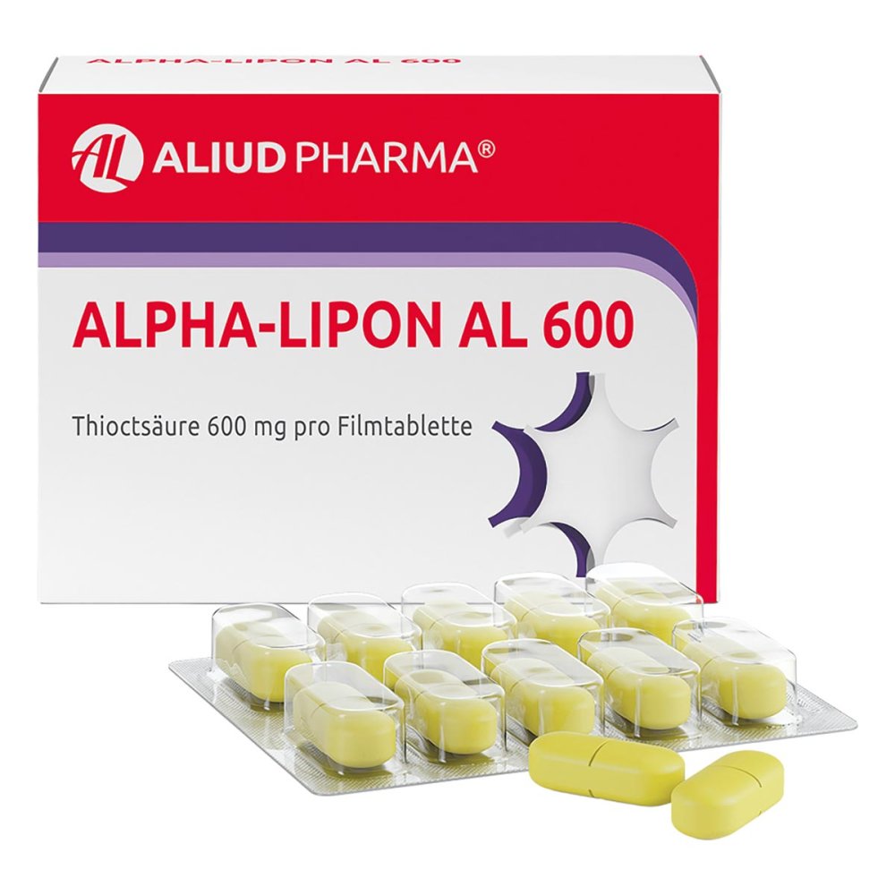 ALIUD Pharma GmbH Alpha-Lipon AL -Missempfinden bei diabetischer Nervenschädigung 00958401