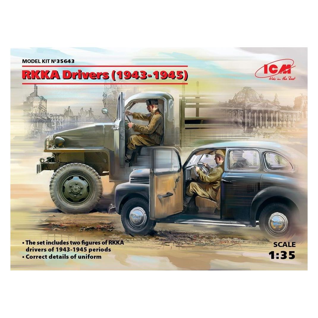 ICM RKKA Drivers(1943-1945)(2 Figures) (35643)