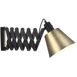 Halo Design VINTAGE M Scherenwandleuchte schwarz geölt mit antik Finish