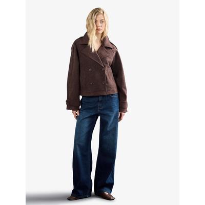 Weite Jeans APRICOT "Maca-Jeans", Damen, Gr. 26, navy, Denim, , Modisch, normal knöchellang, Jeans, mit hoher Leibhöhe