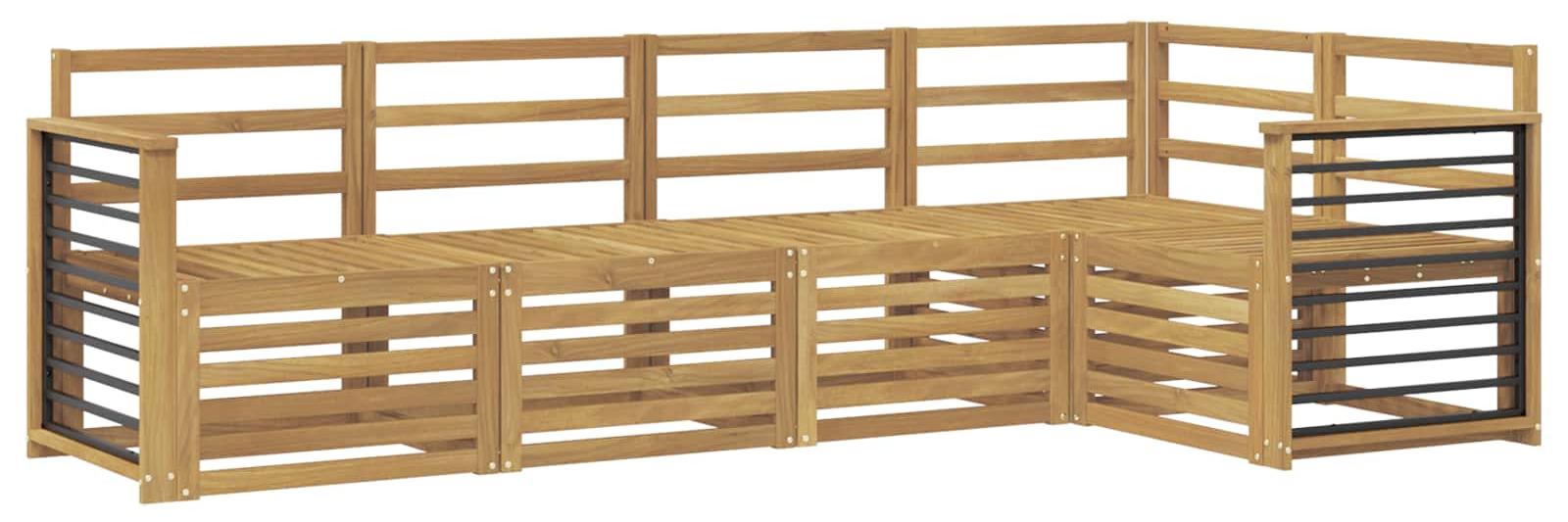 Garnitur aus 5 Outdoor-Sofas, weiß