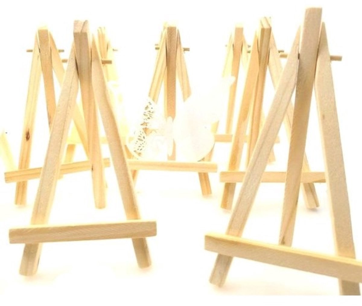 Byshayne Mini Houten Ezel Fotohouder voor A5 en kleiner