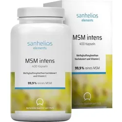 SANHELIOS MSM Kapseln intens 1600 mg 400 St