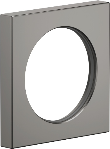 Dornbracht rosette 12720980-99 70 x 70 mm, platine noir mat