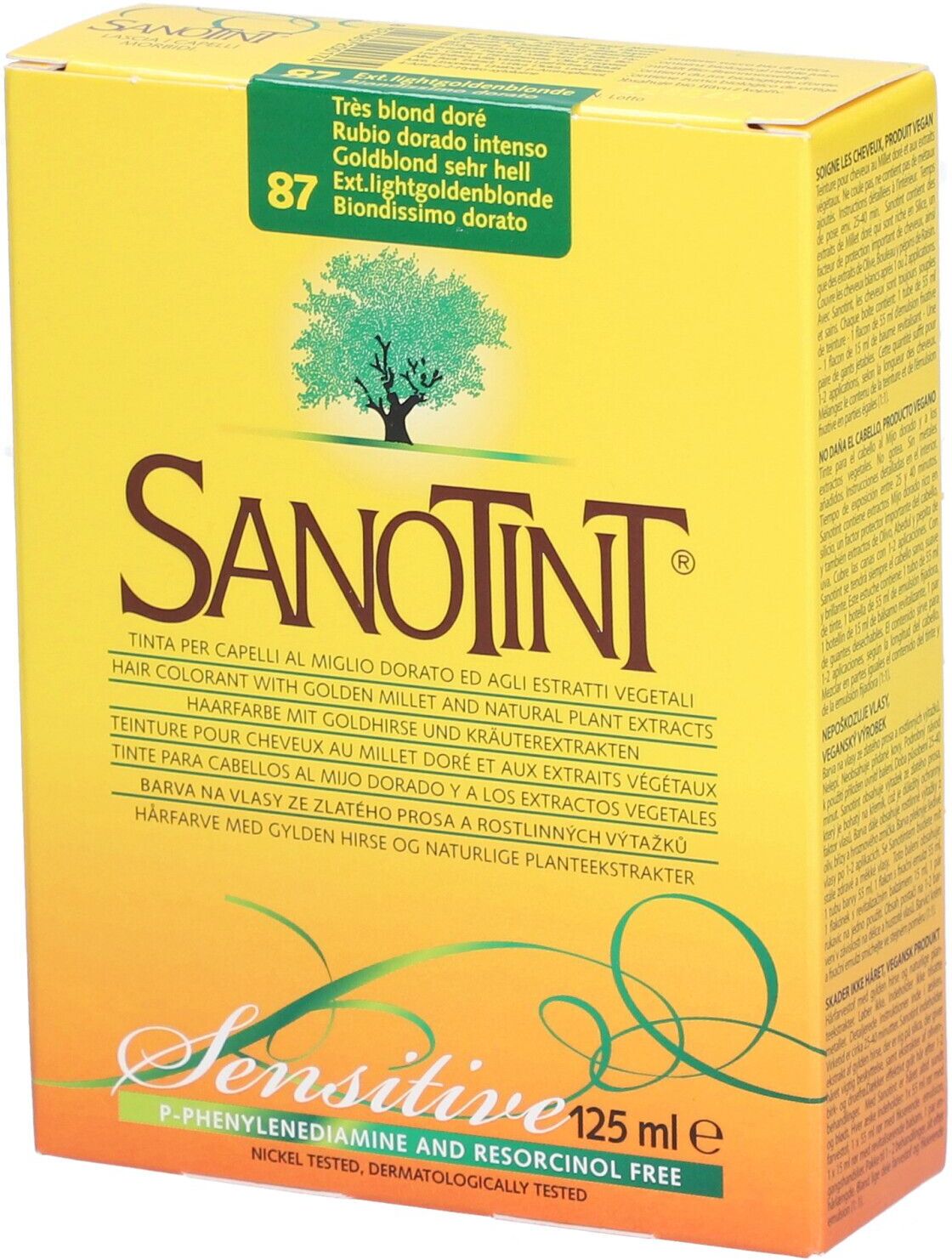 Sanotint Sensitive Haarfarbe 87 goldblo sehr hell 1 St Tinktur