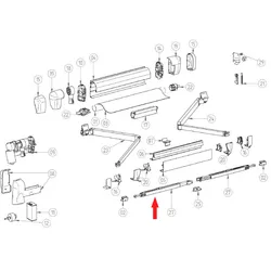 Thule Stützfuß für Markisenlänge 2,3m