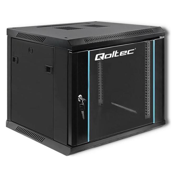 Qoltec 54466 RACK Schrank 19 Zoll 9HE 600x501mm (9 HE, 19 Zoll Rack) (54466)