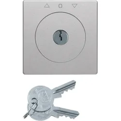 Berker Zentralstück m Schloss für Jalousie Q.x aluminium 1081608400