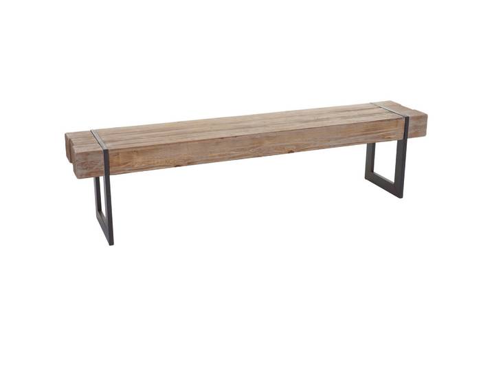 MCW Möbel/Bänke/Sitzbänke Braun, Schwarz, Holz, 180x45x34 cm, Esszimmer, Bänke, Sitzbänke