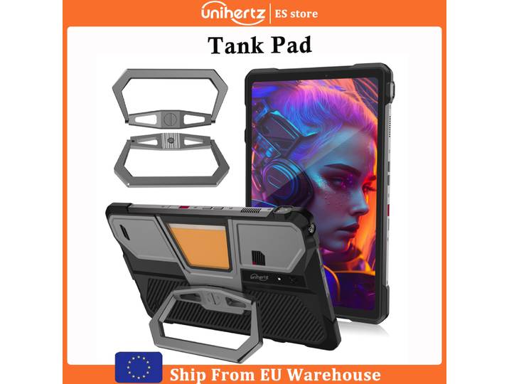 Tablette projecteur robuste Unihertz TANK PAD 8849, batterie 21000mAh, 512Go, 32Go, smartphone 5G, téléphone 50MP, 10.95'', 2025, double haut-parleur
