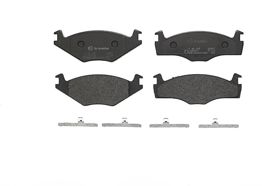 Brembo Bremsbelagsatz, Scheibenbremse P 85 005 Für Vw