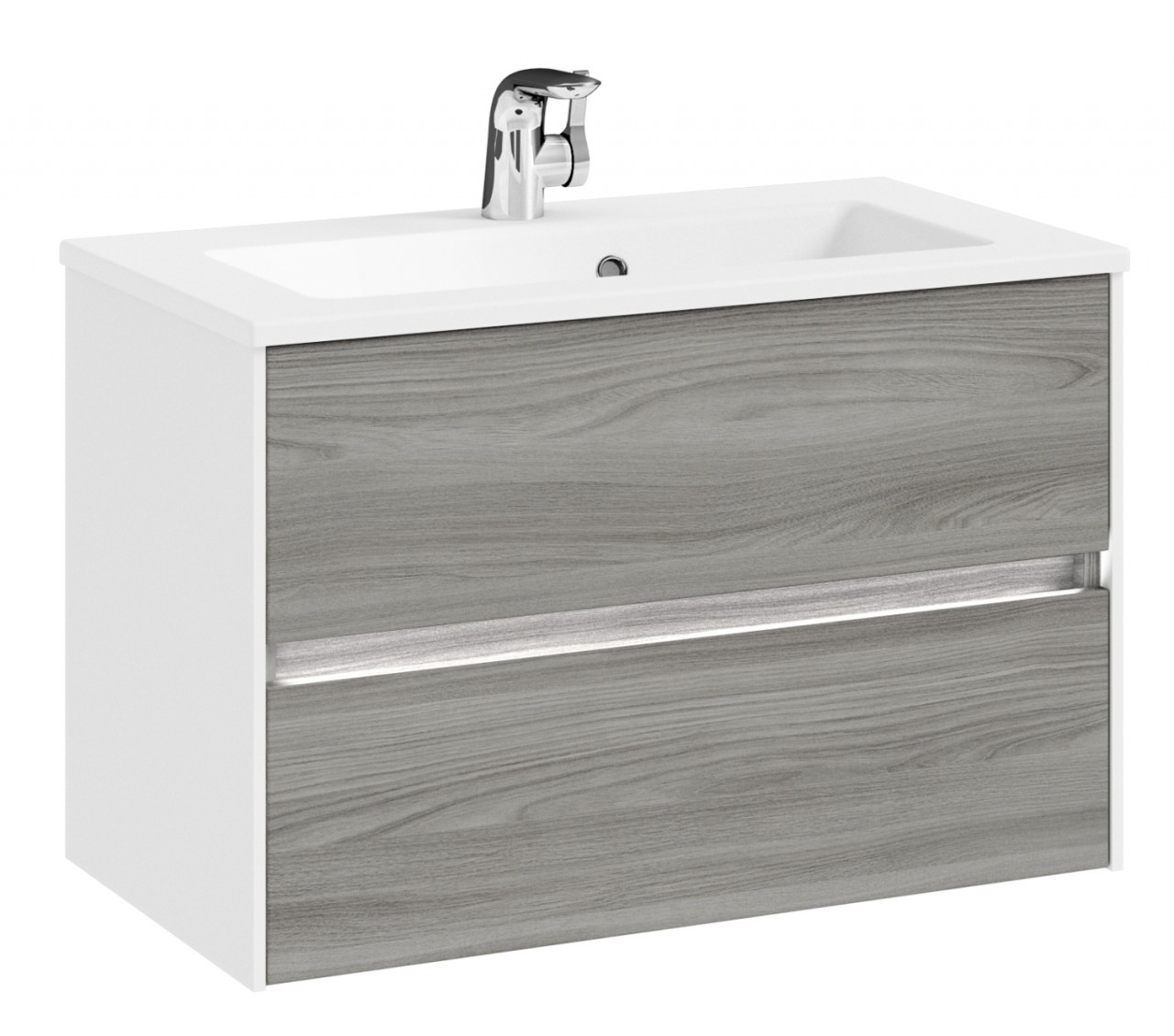 Pelipal Serie 6010 Waschtischunterschrank 6010-WTUSL01, B:770, H:512, T:493mm 6010-WTUSL01