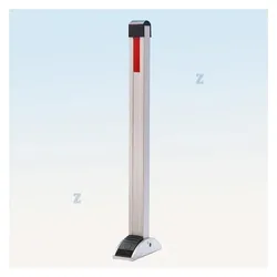Moravia, Absperrung, SESAM-Sprint Kipp-Pfosten Aluminium eloxiert