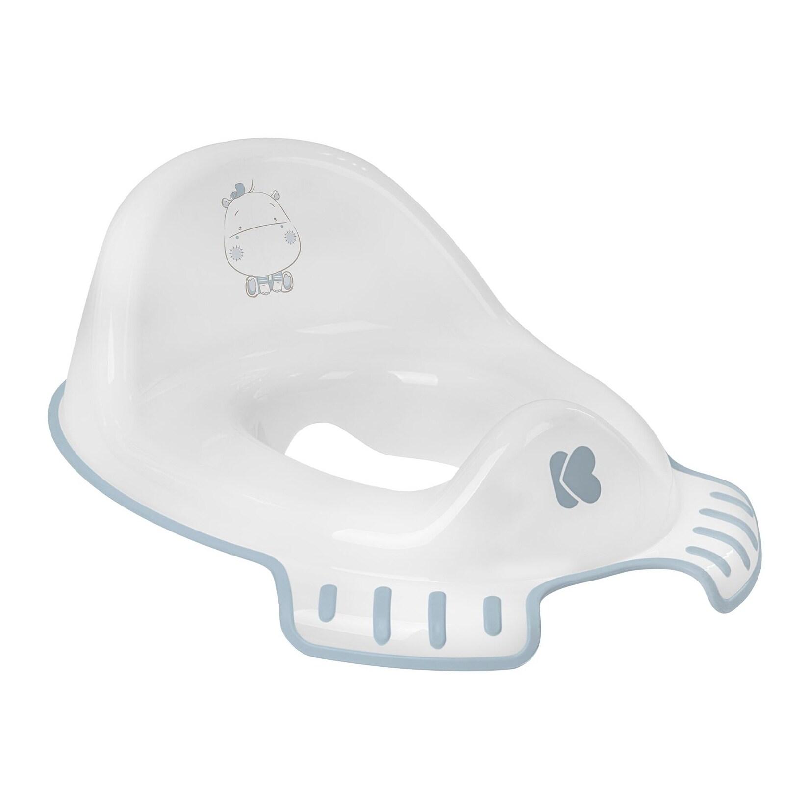 Kikkaboo Toilettenaufsatz Hippo Toilettensitz, anatomische Form, Spritzschutz blau