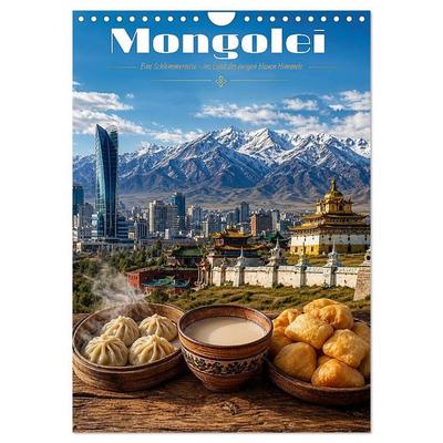 Mongolei – Eine Schlemmerreise ins Land des ewigen blauen Himmels (Wandkalender 2027 DIN A4 hoch), CALVENDO Monatskalender