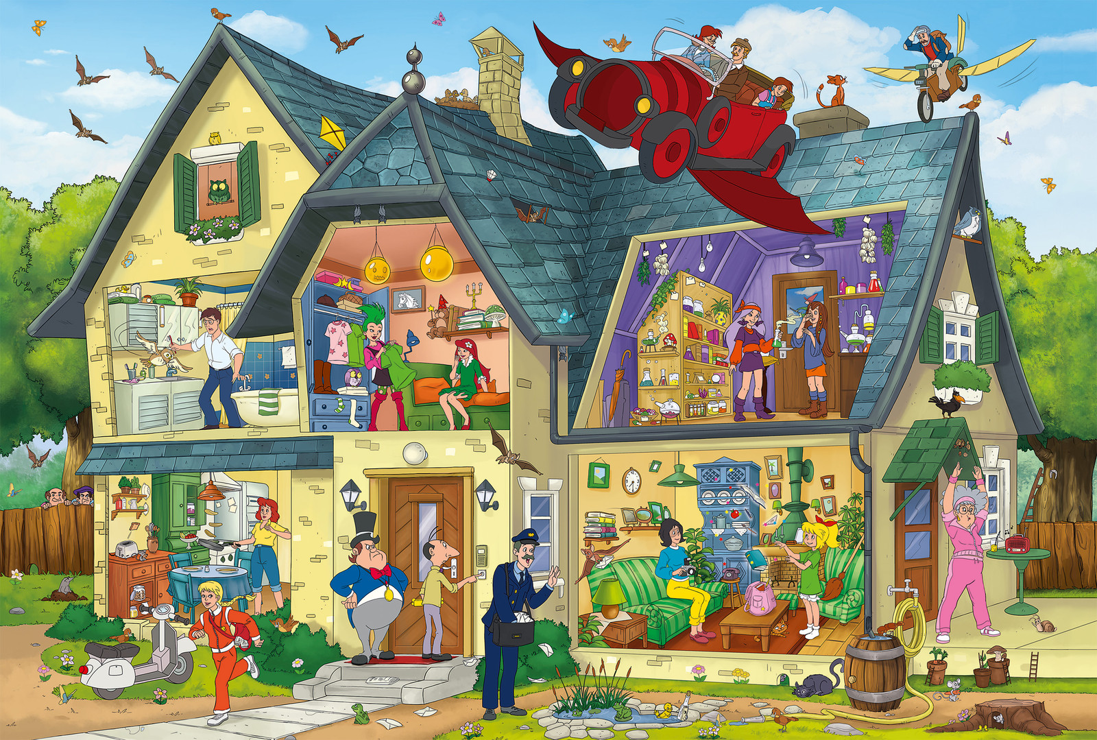 Schmidt Spiele Puzzel Bibi Blocksberg: Wat is er aan de hand! 100-delig