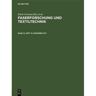 Dezember 1971, Gebundene Ausgabe von , De Gruyter, 978-3-11-248933-8