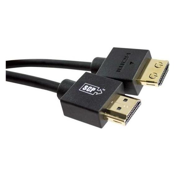 SCP 991UHD-2M, 2 m, 3D, Audio Return Channel (ARC), Black (2 m) (991UHD-2M)