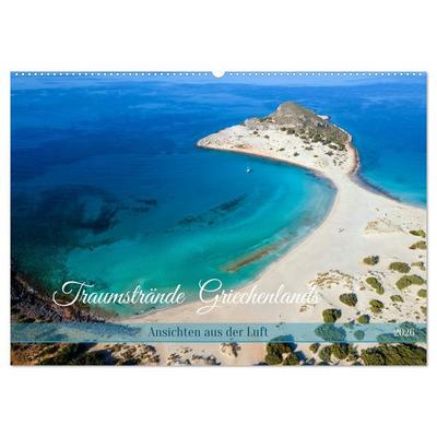 Traumstrände Griechenlands (Wandkalender 2026 DIN A2 quer), CALVENDO Monatskalender