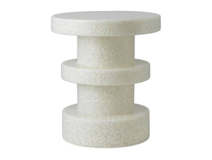 Normann Copenhagen Tabouret Bit Stack Blanc-blanc