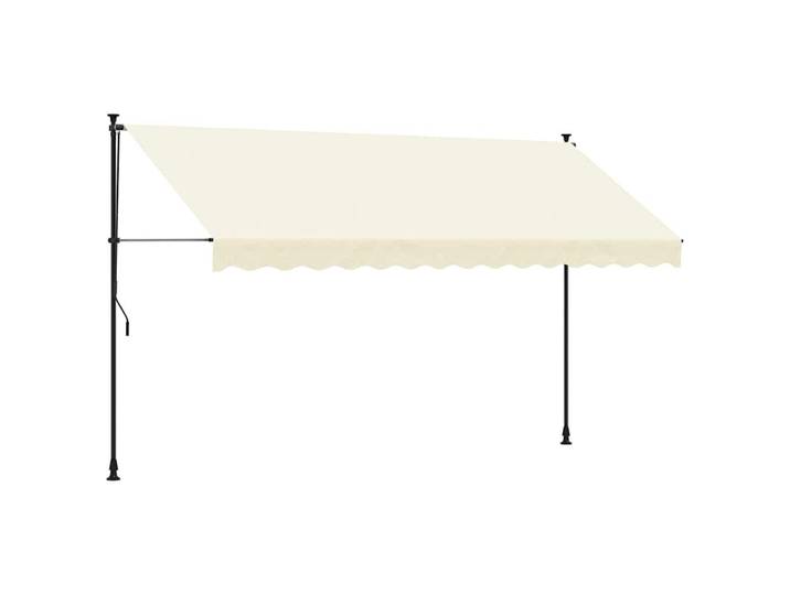 vidaXL Markise Einziehbar Creme 350/150 Cm Stoff Und Stahl, 150x300x350 cm, Sonnenschutz