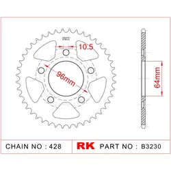 RK Kettenrad 3230 53 Zähne