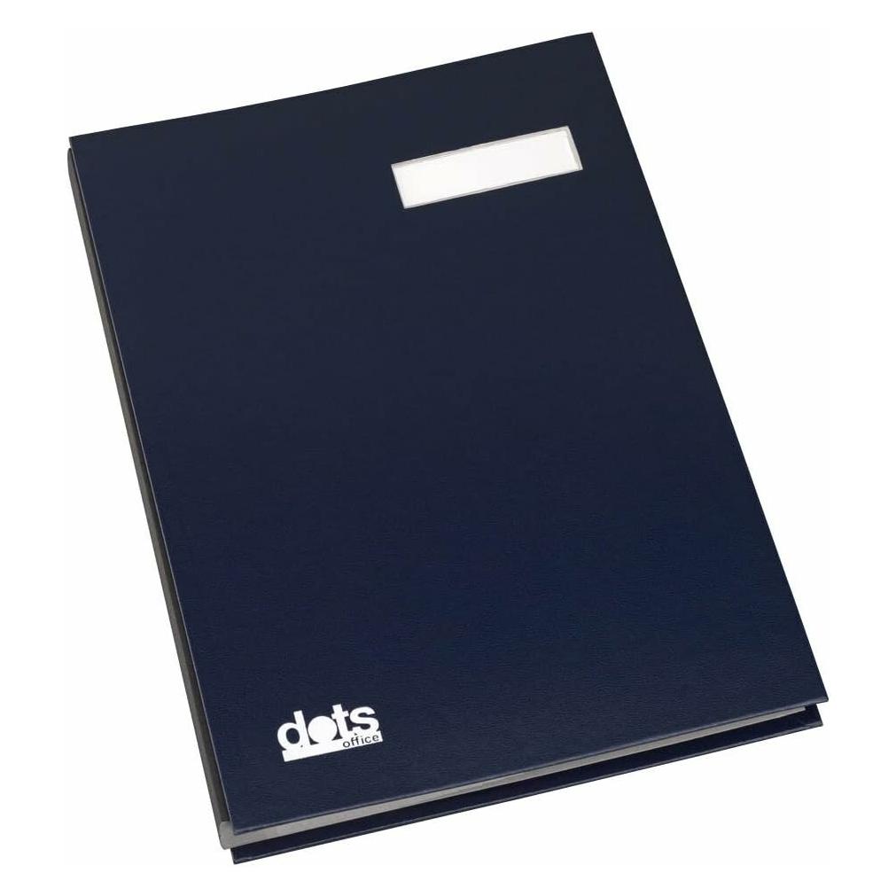 Dots Unterschriftenmappe 20 Fächer blau (A4, 1x) (44201-02)