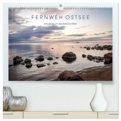 Fernweh Ostsee (hochwertiger Premium Wandkalender 2026 DIN A2 quer), Kunstdruck in Hochglanz