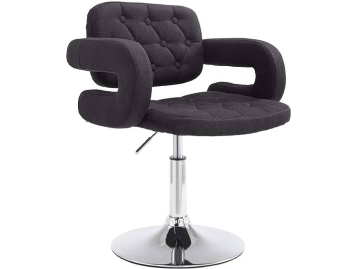 CLP Lounger Dublin Stoff-Bezug I Polsterstuhl Höhenverstellbar Und Drehbar, Farbe: schwarz