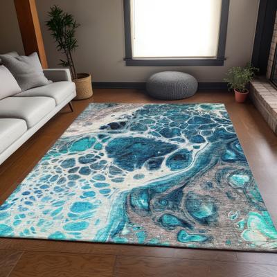 Addison Rugs Premium Washable Super Soft Abstract Ink Mayfield Rug
