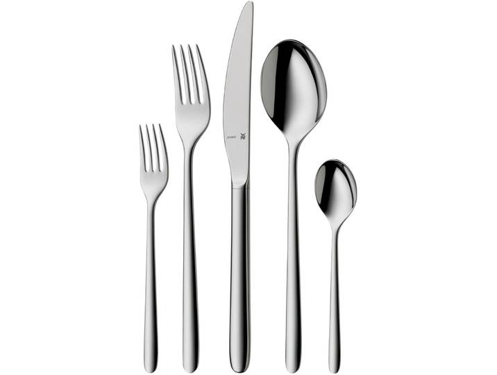 WMF Besteck-Set Flame plus 30-teilig, Silber - Material: Edelstahl 18/10 - Besteck-Set