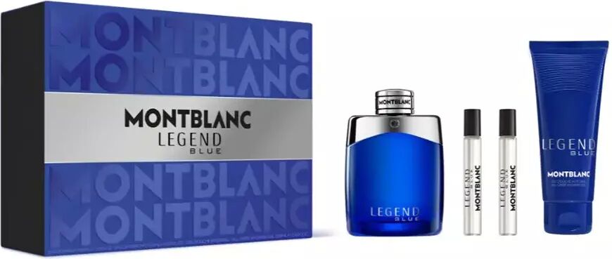 Montblanc Legend Blue Eau de Parfum Gift Set + Travel Spray + Shower