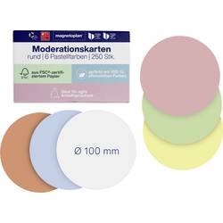 magnetoplan Moderationskarte 6-farbig rund 100 mm 500 St. 111151610