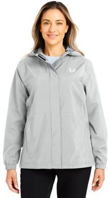 HUK H640027 Women's Storm Rain Jacket in Harbor Mist size XL   Polyester