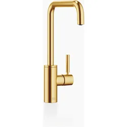 Dornbracht META SQUARE Einhebelmischer, Ausladung 200mm, 33800861-28, Farbe: Messing gebürstet