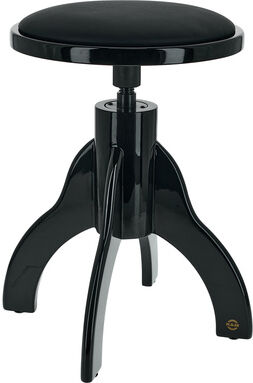 K&M 13851 Piano stool gloss finish Schwarz poliert