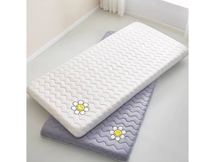 Matelas éponge coussin élastique maison double pliable mousse à mémoire de forme Tatami tapis étudiants dortoir matelas simples coussin de couchage