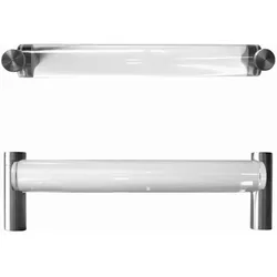 Möbelgriff 108mm, kristall klar