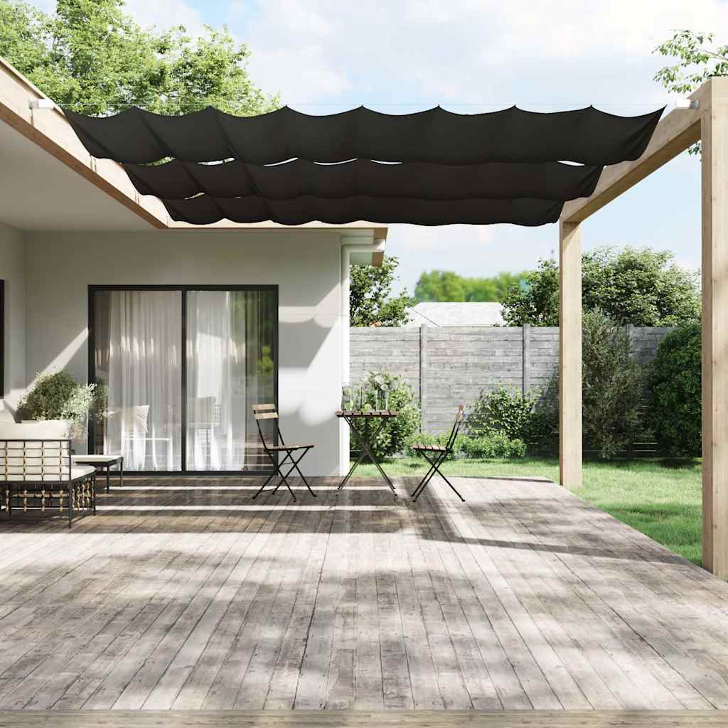 vidaXL Toldo vertical gris antracita 140x420 cm tela oxford Antracita