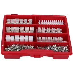 Kalitec 296-teilig Molex Sortimentskasten 2 polig 4 polig 6 polig KALI-1666 I Industriequalität vom deutsche, Elektronikkabel + Stecker