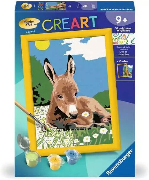 CreArt Kids 13x18cm : L'âne - Ravensburger