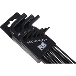 RS PRO, Sechskantschlüssel, Winkelschraubendreher Torx, 9-teilig