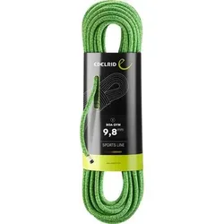 EDELRID Bergseil Boa Gym 9,8mm, Größe 40 in Grau Grau