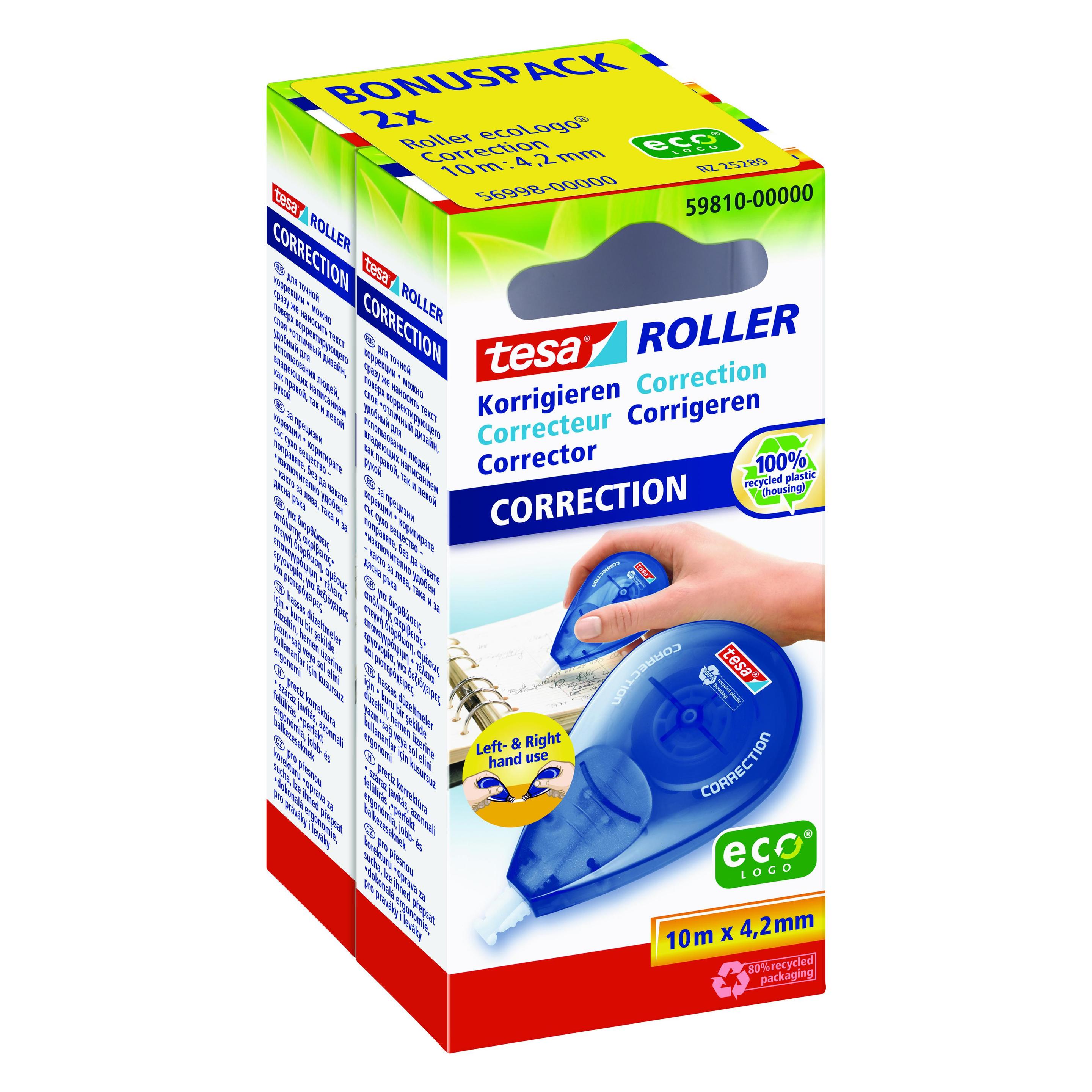 tesa 2x Korrekturroller seitwärts (56998-00000-00)